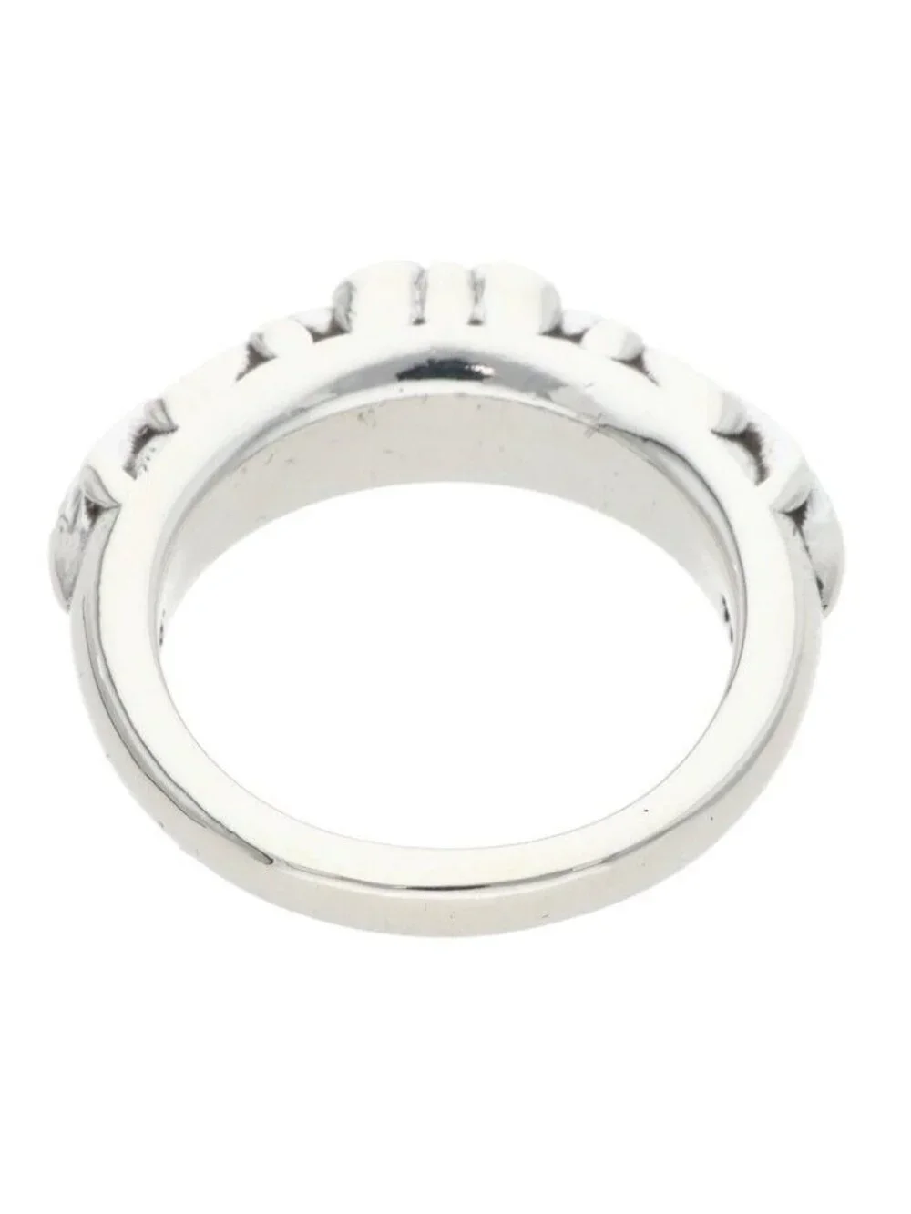 Chrome Hearts Baby Classic Floral Cross Silver Ring